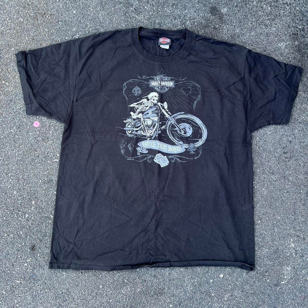 1990s Harley Davidson Graphic AOP shirt size XL